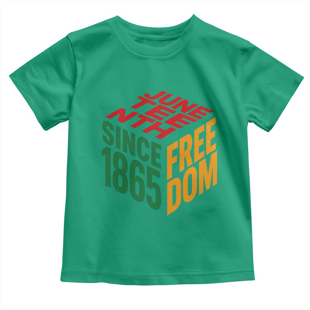 Juneteenth 1865 Freedom Toddler T Shirt African American Pride