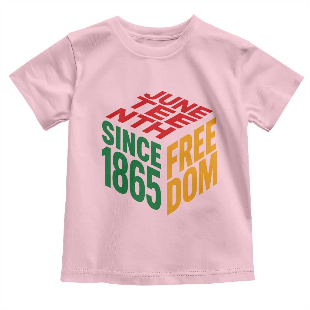 Juneteenth 1865 Freedom Toddler T Shirt African American Pride