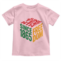 Juneteenth 1865 Freedom Toddler T Shirt African American Pride