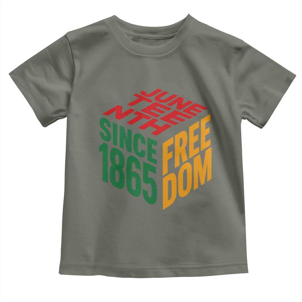 Juneteenth 1865 Freedom Toddler T Shirt African American Pride