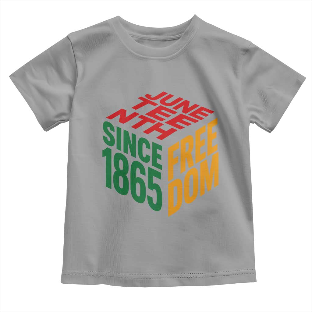 Juneteenth 1865 Freedom Toddler T Shirt African American Pride