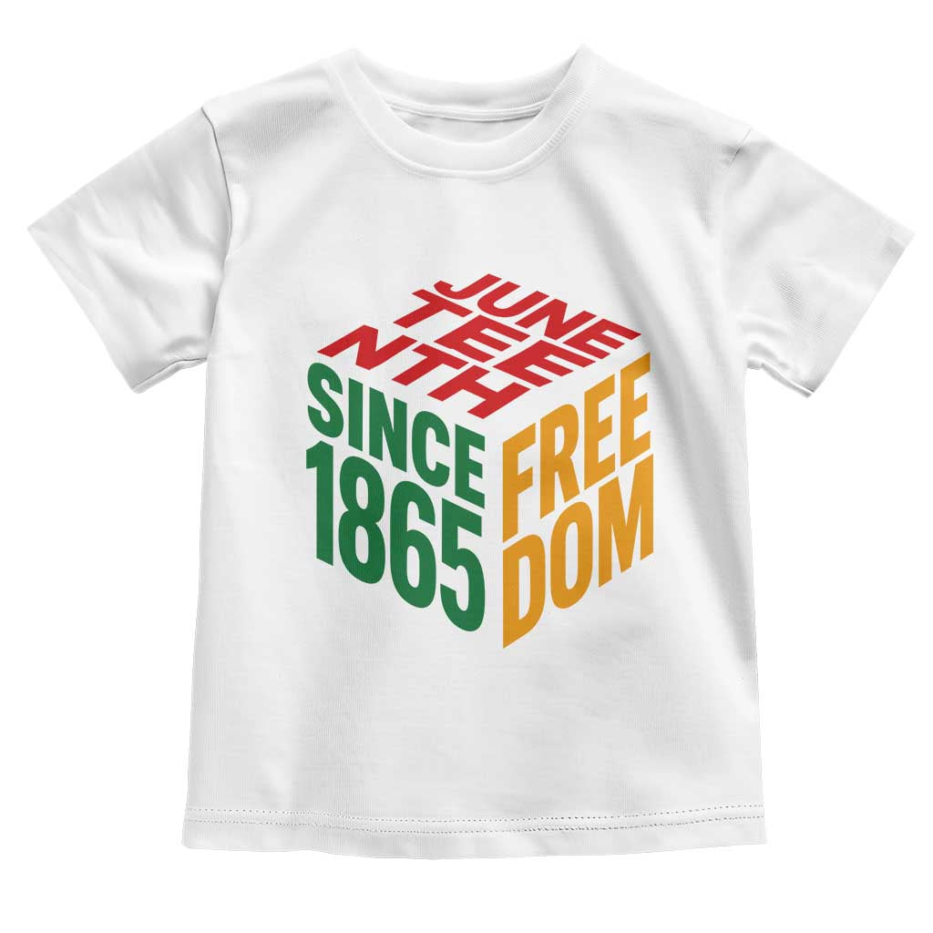 Juneteenth 1865 Freedom Toddler T Shirt African American Pride