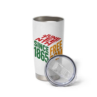 Juneteenth 1865 Freedom Tumbler Cup African American Pride