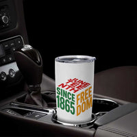 Juneteenth 1865 Freedom Tumbler Cup African American Pride