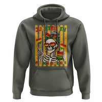 Skeleton Juneteenth Freedom Hoodie African American Pride Gift
