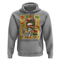 Skeleton Juneteenth Freedom Hoodie African American Pride Gift