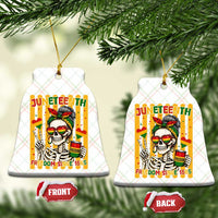 Skeleton Juneteenth Freedom Ceramic Ornament African American Pride Gift