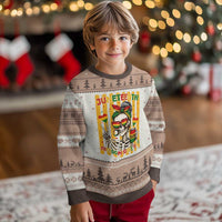 Skeleton Juneteenth Freedom Ugly Christmas Sweater African American Pride Gift