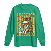 Skeleton Juneteenth Freedom Long Sleeve Shirt African American Pride Gift