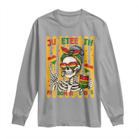 Skeleton Juneteenth Freedom Long Sleeve Shirt African American Pride Gift