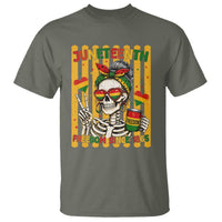 Skeleton Juneteenth Freedom T Shirt African American Pride Gift