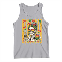 Skeleton Juneteenth Freedom Tank Top African American Pride Gift
