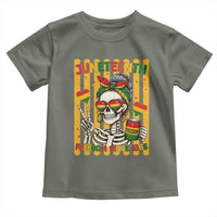 Skeleton Juneteenth Freedom Toddler T Shirt African American Pride Gift