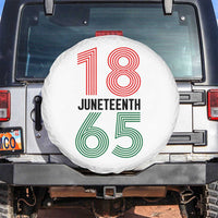 Vintage Juneteenth 1865 Spare Tire Cover Retro Striped Number Graphic