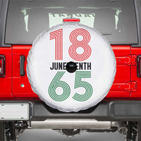 Vintage Juneteenth 1865 Spare Tire Cover Retro Striped Number Graphic