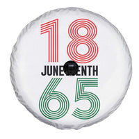 Vintage Juneteenth 1865 Spare Tire Cover Retro Striped Number Graphic