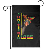 Funny Juneteenth Goose Garden Flag African American Pride Gift