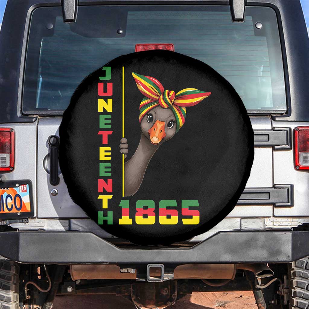 Funny Juneteenth Goose Spare Tire Cover African American Pride Gift