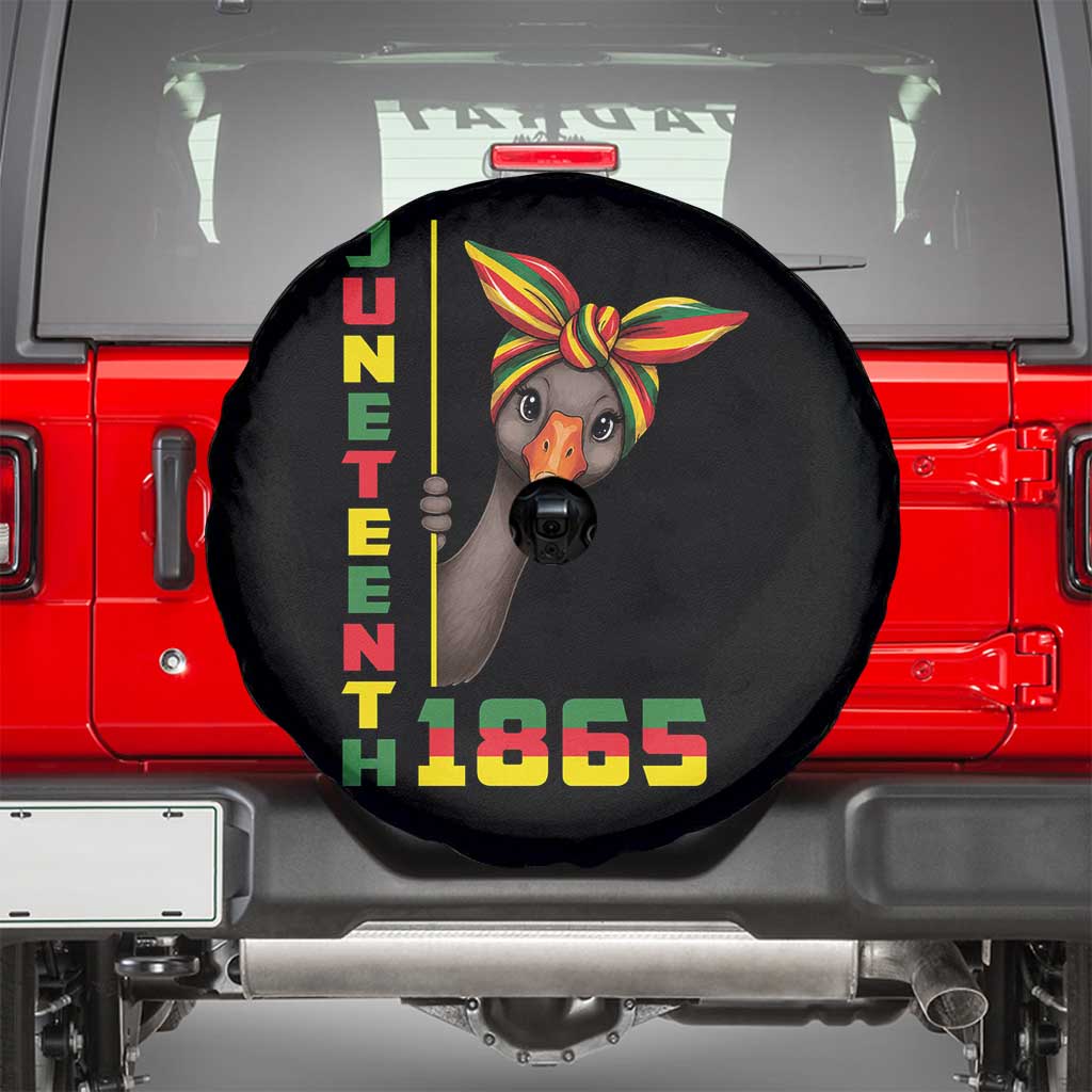 Funny Juneteenth Goose Spare Tire Cover African American Pride Gift