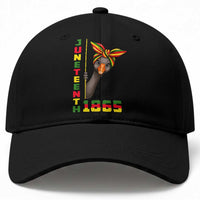 Funny Juneteenth Goose Baseball Cap African American Pride Gift