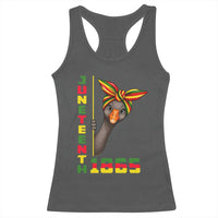 Funny Juneteenth Goose Racerback Tank Top African American Pride Gift
