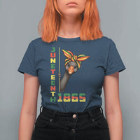 Funny Juneteenth Goose T Shirt For Women African American Pride Gift