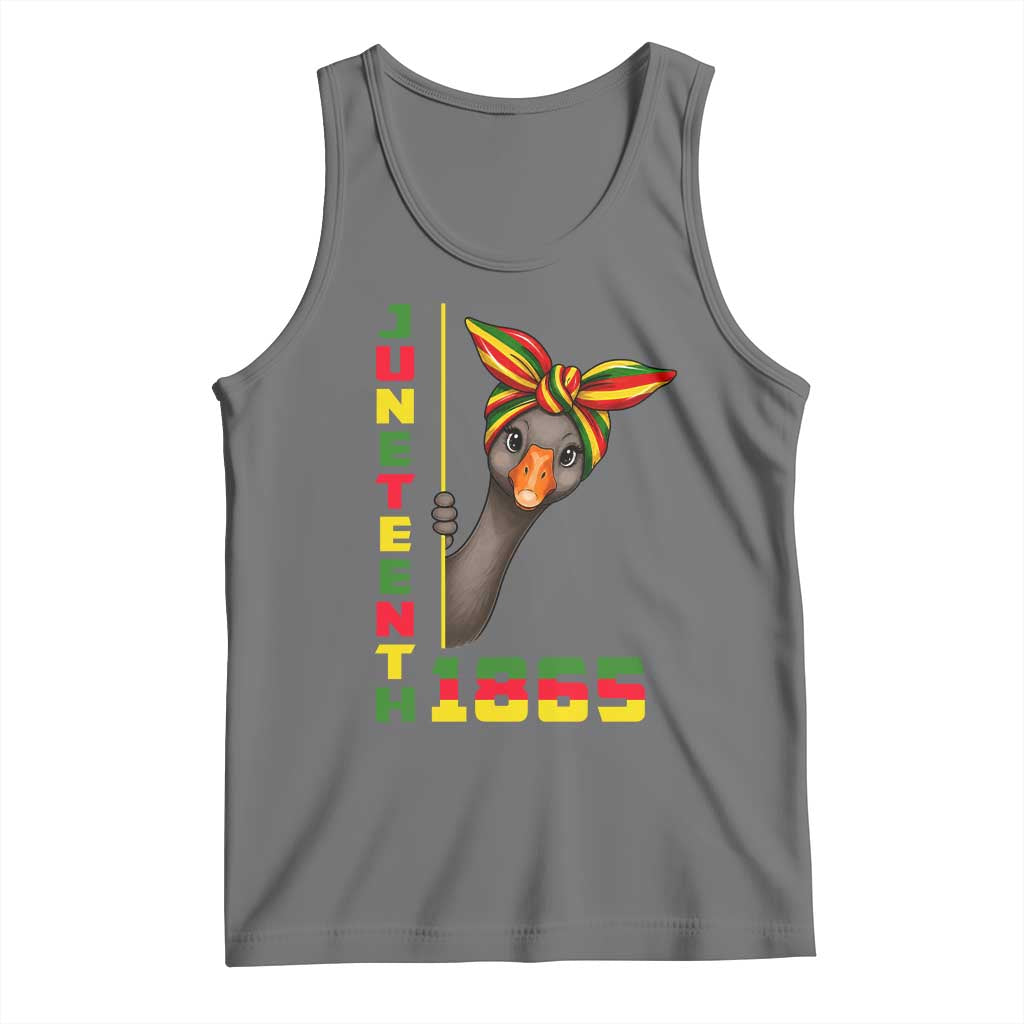 Funny Juneteenth Goose Tank Top African American Pride Gift