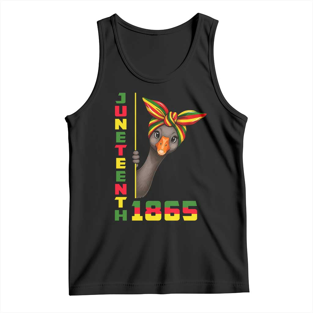 Funny Juneteenth Goose Tank Top African American Pride Gift