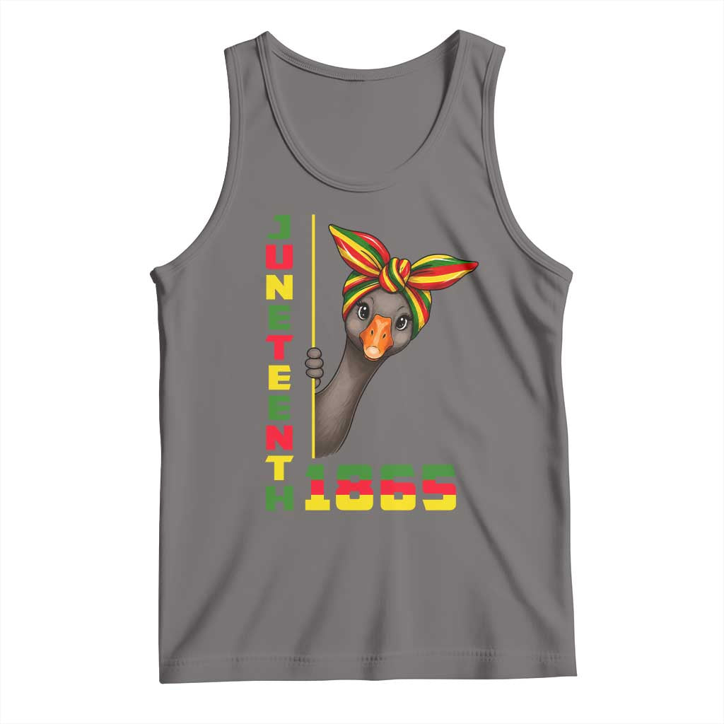 Funny Juneteenth Goose Tank Top African American Pride Gift