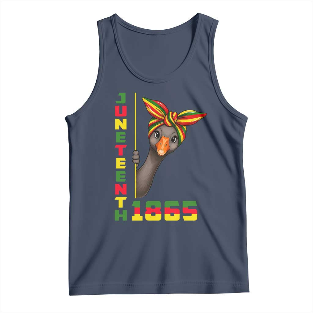 Funny Juneteenth Goose Tank Top African American Pride Gift