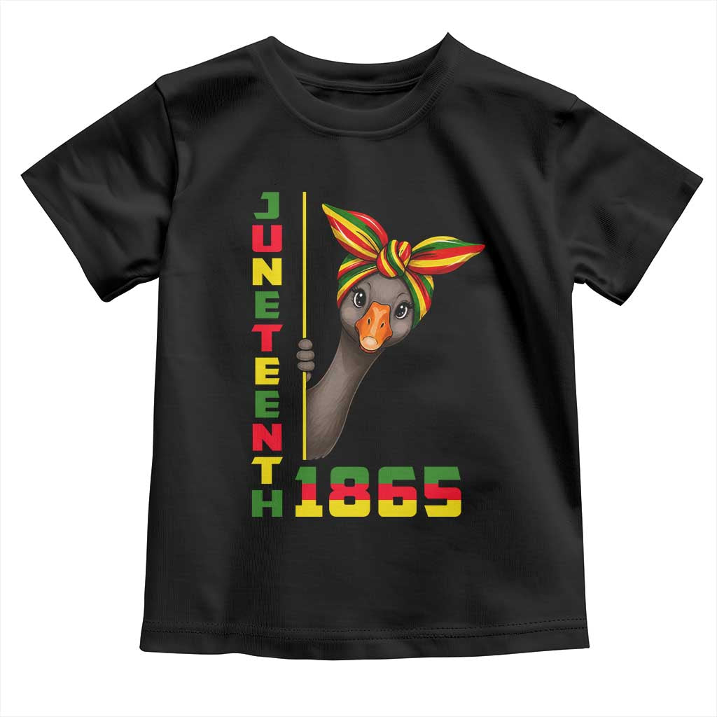 Funny Juneteenth Goose Toddler T Shirt African American Pride Gift