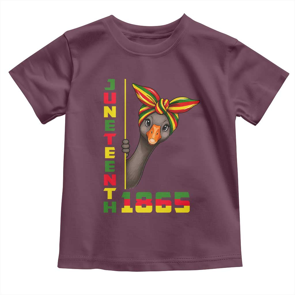 Funny Juneteenth Goose Toddler T Shirt African American Pride Gift