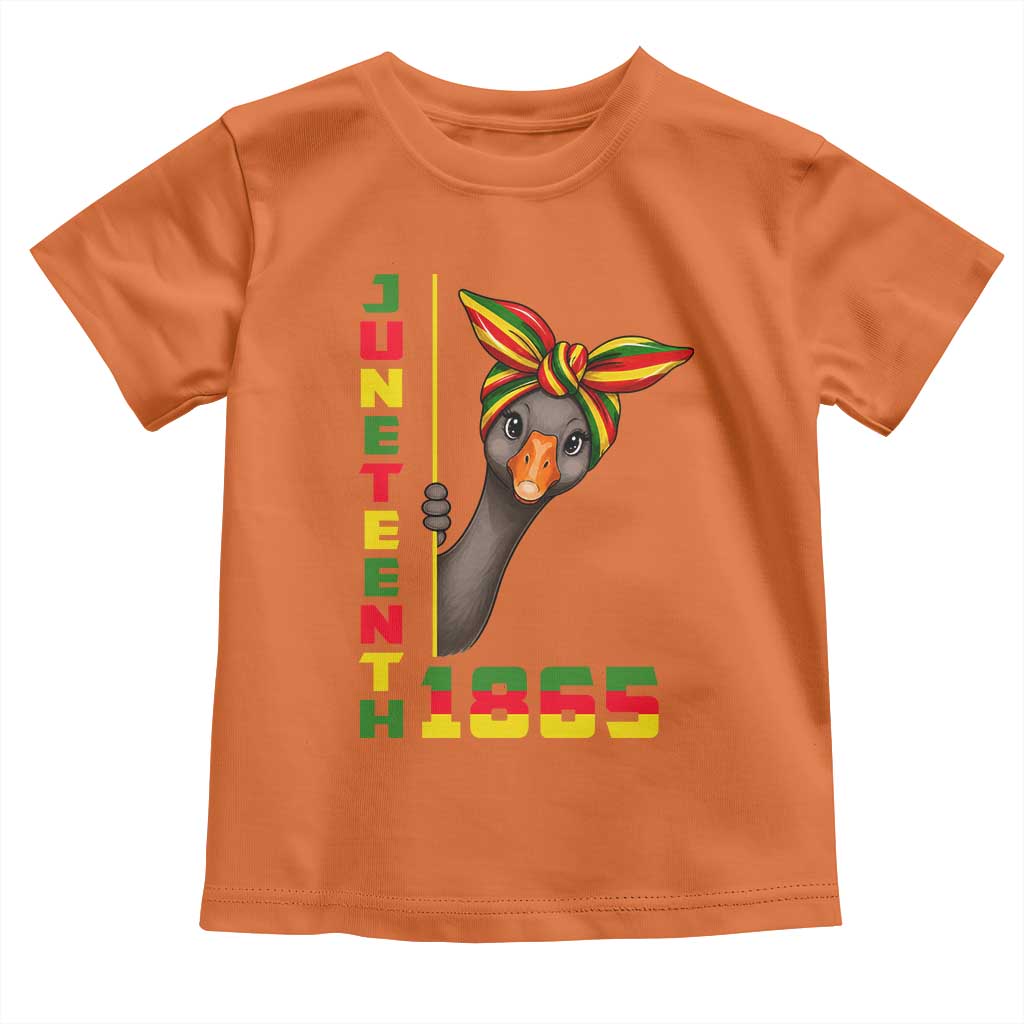Funny Juneteenth Goose Toddler T Shirt African American Pride Gift