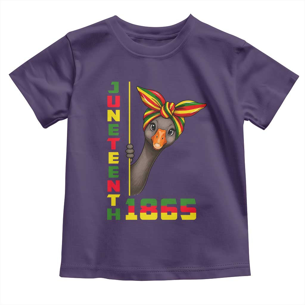 Funny Juneteenth Goose Toddler T Shirt African American Pride Gift
