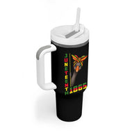 Funny Juneteenth Goose Tumbler With Handle African American Pride Gift