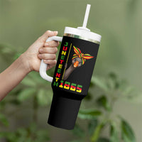 Funny Juneteenth Goose Tumbler With Handle African American Pride Gift