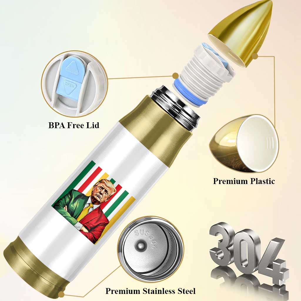 Juneteenth American Leader Inspiration Bullet Tumbler 1865 American Heritage Gift