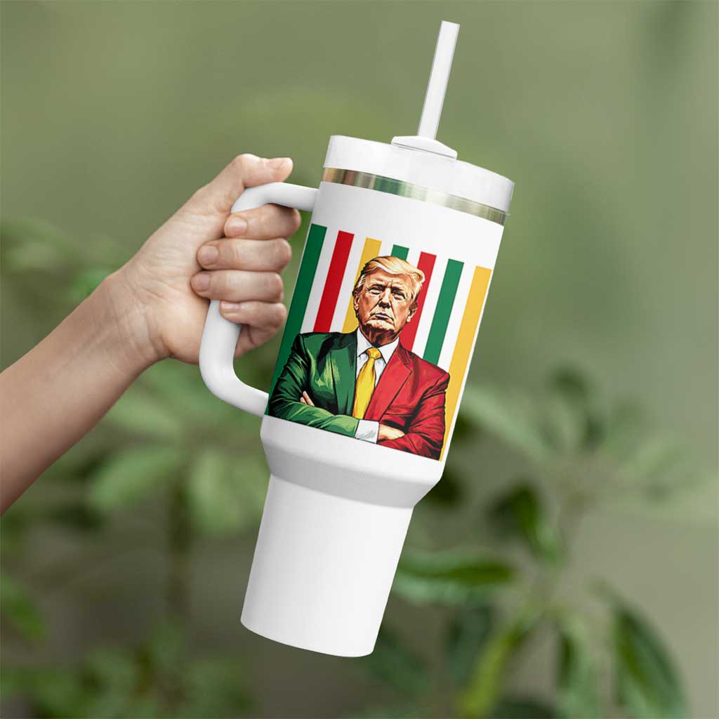 Juneteenth American Leader Inspiration Tumbler With Handle 1865 American Heritage Gift