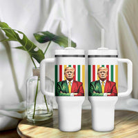 Juneteenth American Leader Inspiration Tumbler With Handle 1865 American Heritage Gift