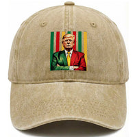 Juneteenth American Leader Inspiration Washed Cotton Baseball Cap 1865 American Heritage Gift
