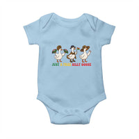 Funny Just A Free Silly Goose Baby Onesie Juneteenth Freedom Day