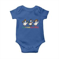 Funny Just A Free Silly Goose Baby Onesie Juneteenth Freedom Day