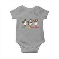 Funny Just A Free Silly Goose Baby Onesie Juneteenth Freedom Day