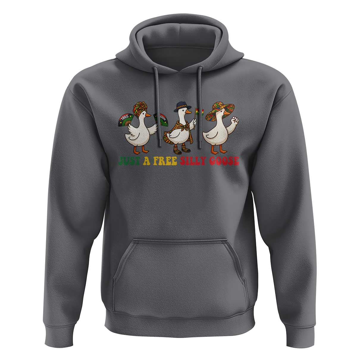 Funny Just A Free Silly Goose Hoodie Juneteenth Freedom Day