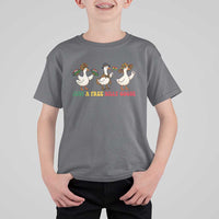 Funny Just A Free Silly Goose T Shirt For Kid Juneteenth Freedom Day