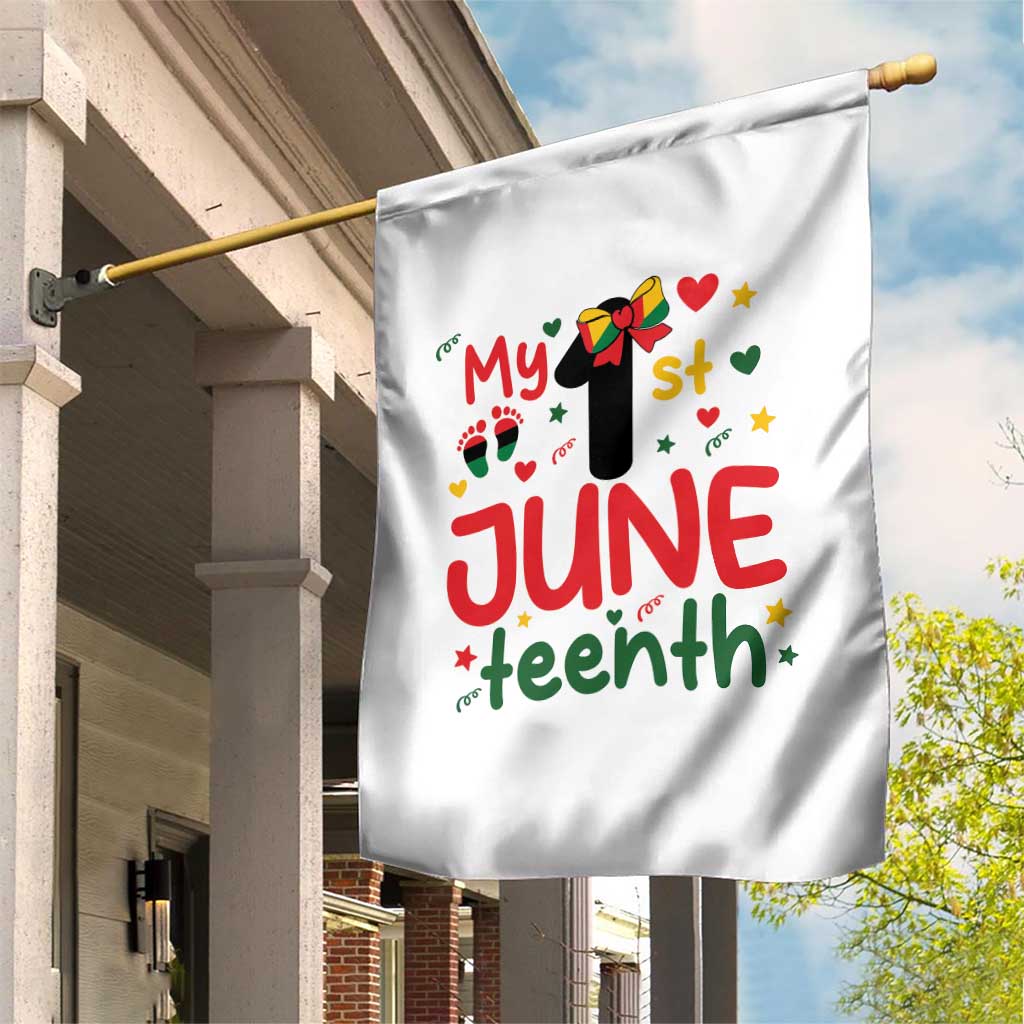 My First Juneteenth Garden Flag African American Baby Freedom Day