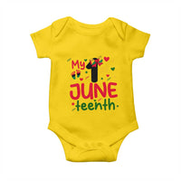 My First Juneteenth Baby Onesie African American Baby Freedom Day