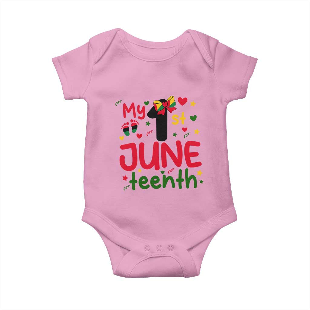 My First Juneteenth Baby Onesie African American Baby Freedom Day