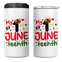 My First Juneteenth 4 in 1 Can Cooler Tumbler African American Baby Freedom Day