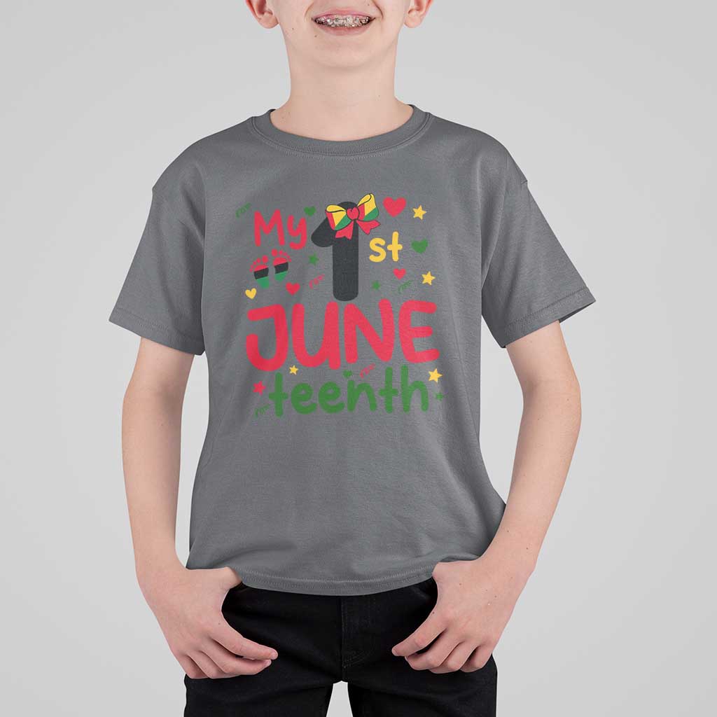 My First Juneteenth T Shirt For Kid African American Baby Freedom Day